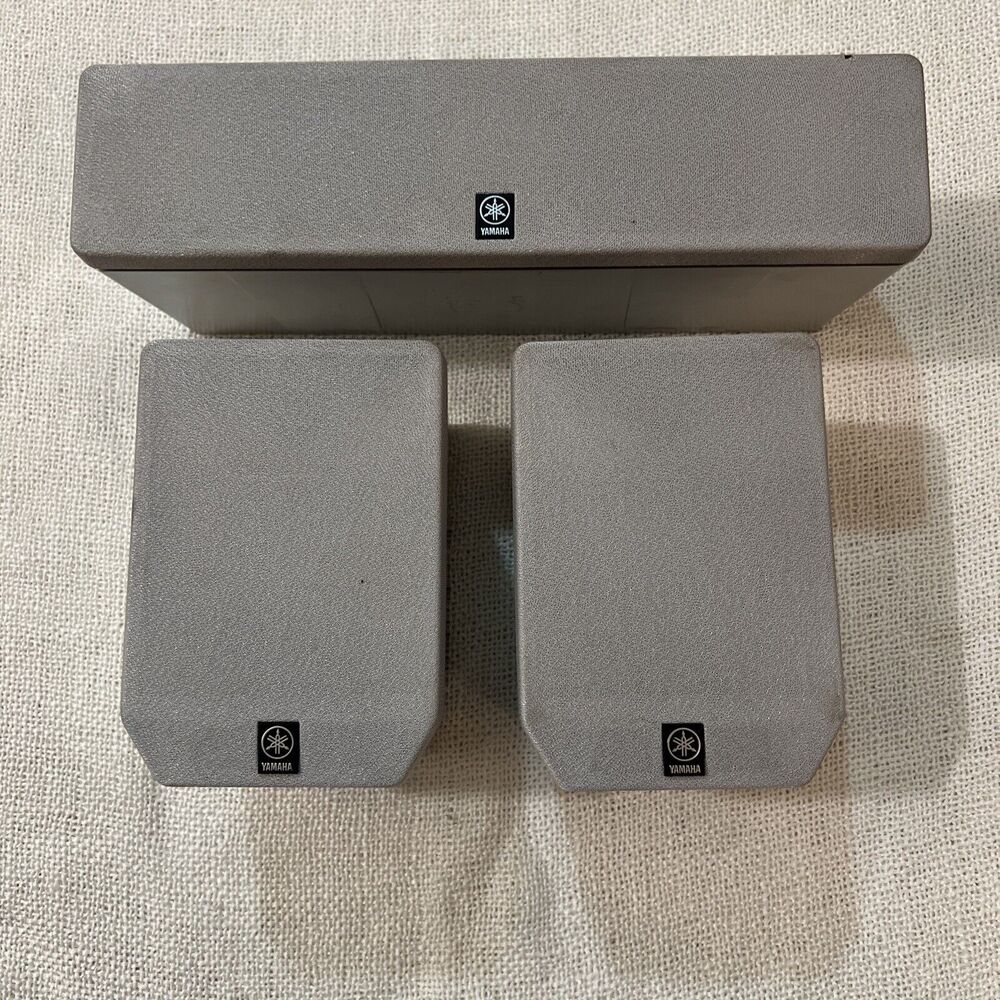 Yamaha NX-C270 Center Channel & 2 NX-E270 Book Shelf Speakers - 6 Ohms